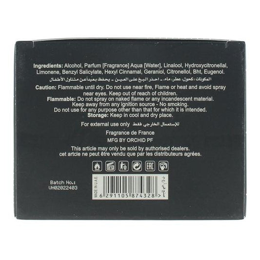 Orchid Victorious Pour Homme Eau De Parfum 100ml Spray