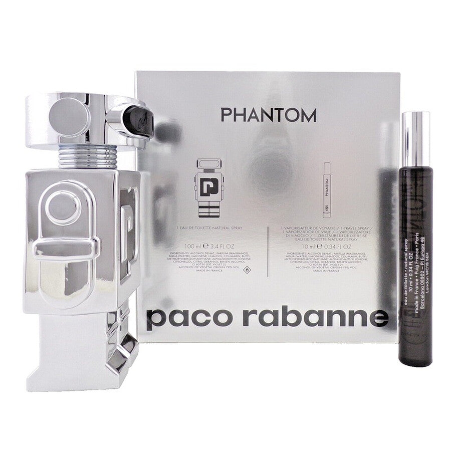 Paco Rabanne Phantom Gift Set 100ml EDT + 10ml EDT