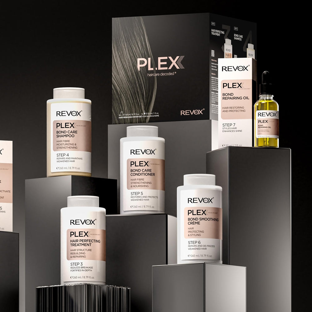 Revox B77 Plex Professional Set - 3 x 260ml (This set contains:  1 x Plex Bond Multiply Formula Step 1 (260 ml). 2 x Plex Bond Perfect Formula Step 2 (260 ml).)