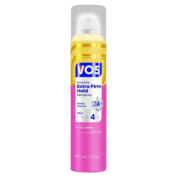 VO5 Invisible Extra Firm Hold Hairspray 400ml