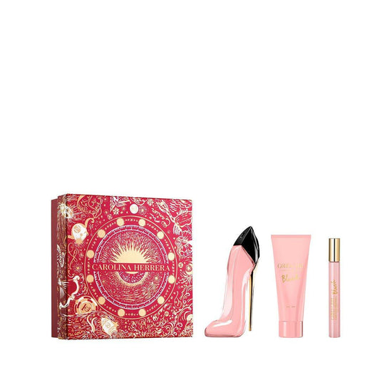 Carolina Herrera Good Girl Blush Gift Set 80ml EDP + 10ml EDP + 5ml Lip Gloss 942 Nude Desire