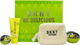 DKNY Be Delicious Gift Set 100ml EDP + 15ml EDP + 100ml Body Lotion + Pouch