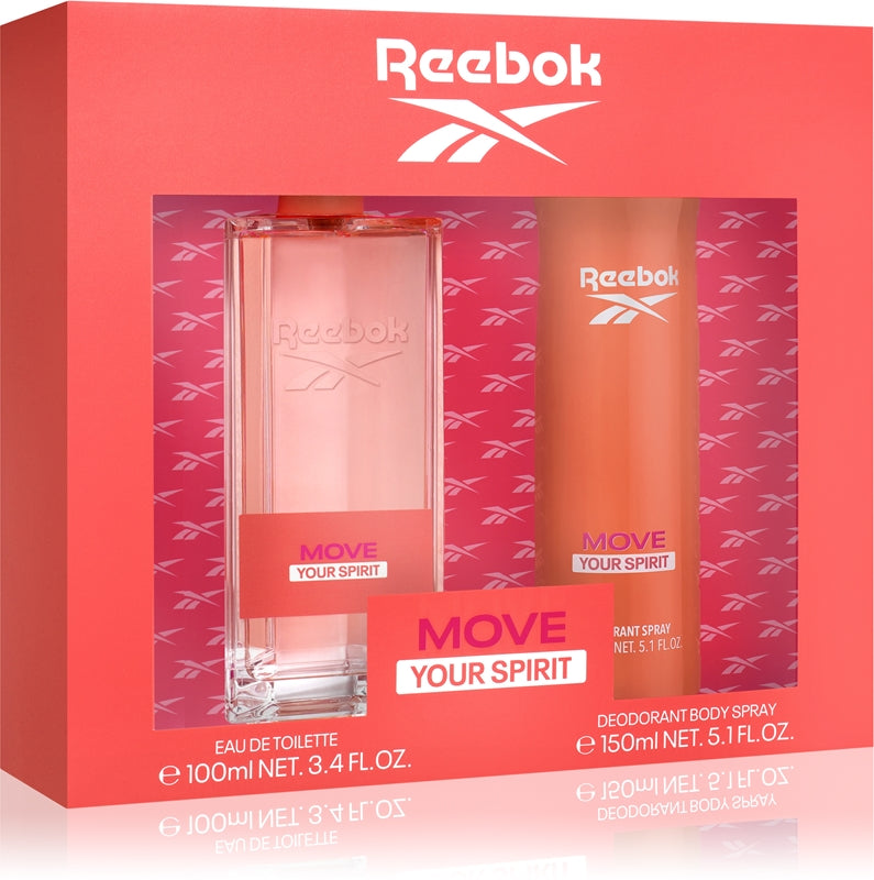 Reebok Move Your Spirit Women Gift Set 100ml EDT + 150ml Body Spray