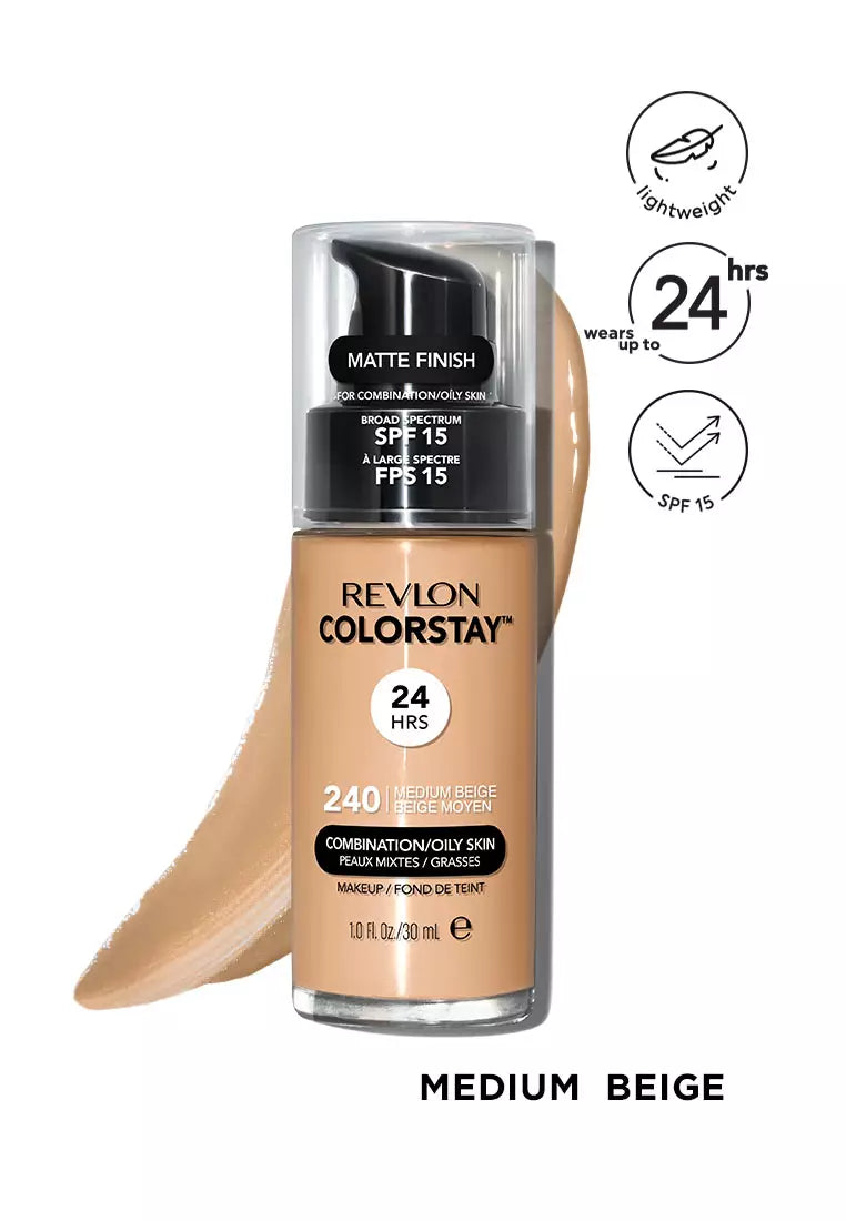 Revlon ColorStay Longwear Makeup SPF15 - 240 Medium Beige -30ml