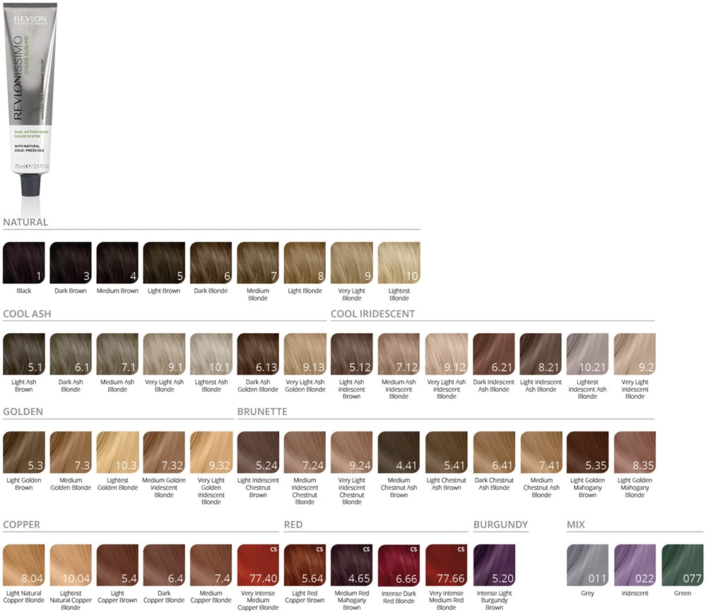 Revlon Revlonissimo Colorsmetique Permanent Hair Color 60ml - 5.3 Light Golden Brown