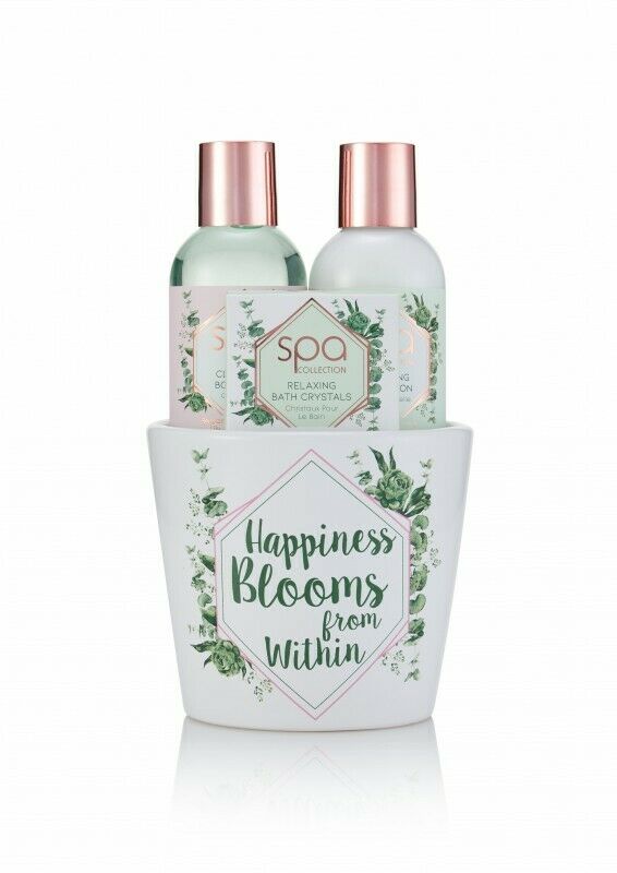 The Kind Edit Co. Spa Botanique Blissful Bathe Gift Set 100ml Body Wash + 50ml Hand Cream + 100ml Body Lotion