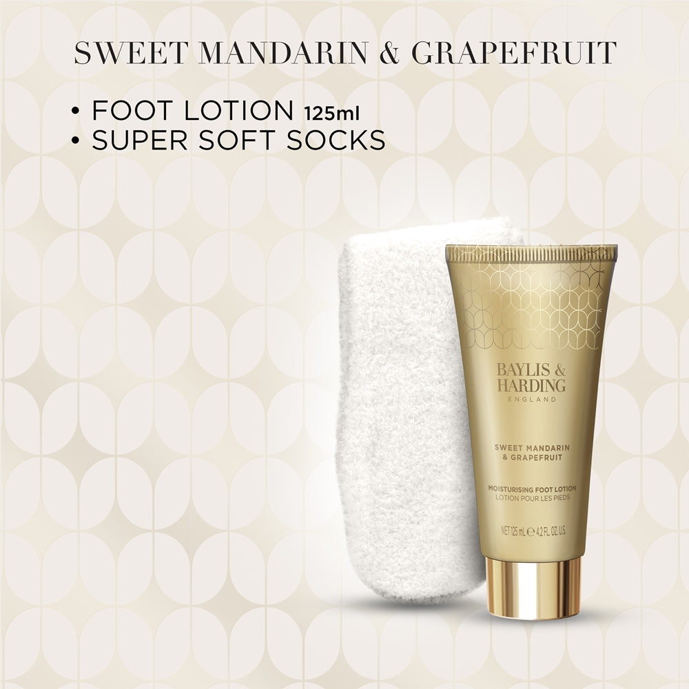 Baylis & Harding Sweet Mandarin & Grapefruit Foot Lotion & Sock Set