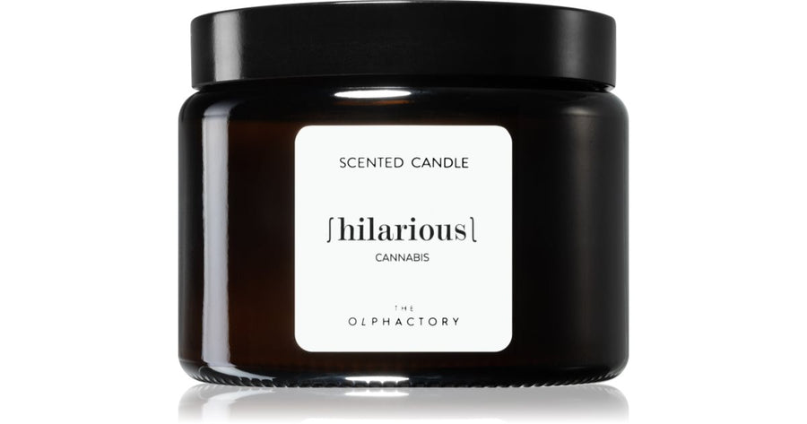 The Olphactory Hilarious Cannabis Scented Candle 135g