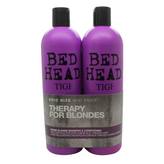 Tigi Duo Pack Bed Head Dumb Blonde 750ml Shampoo + 750ml Conditioner