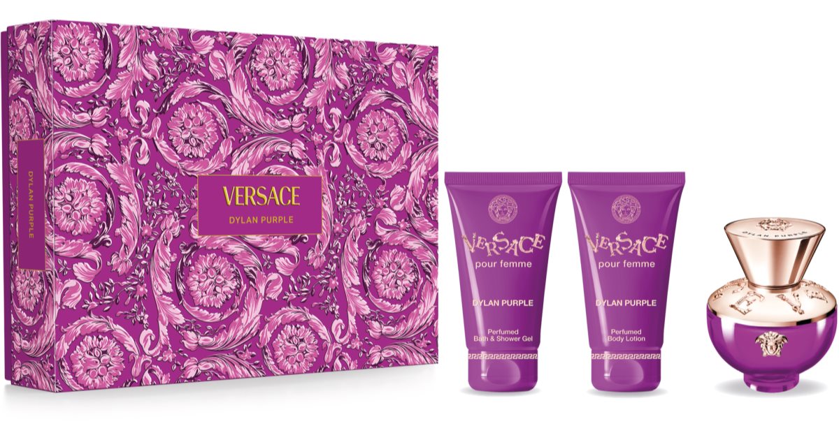 Versace Pour Femme Dylan Purple Gift Set 30ml EDP + 50ml Body Lotion
