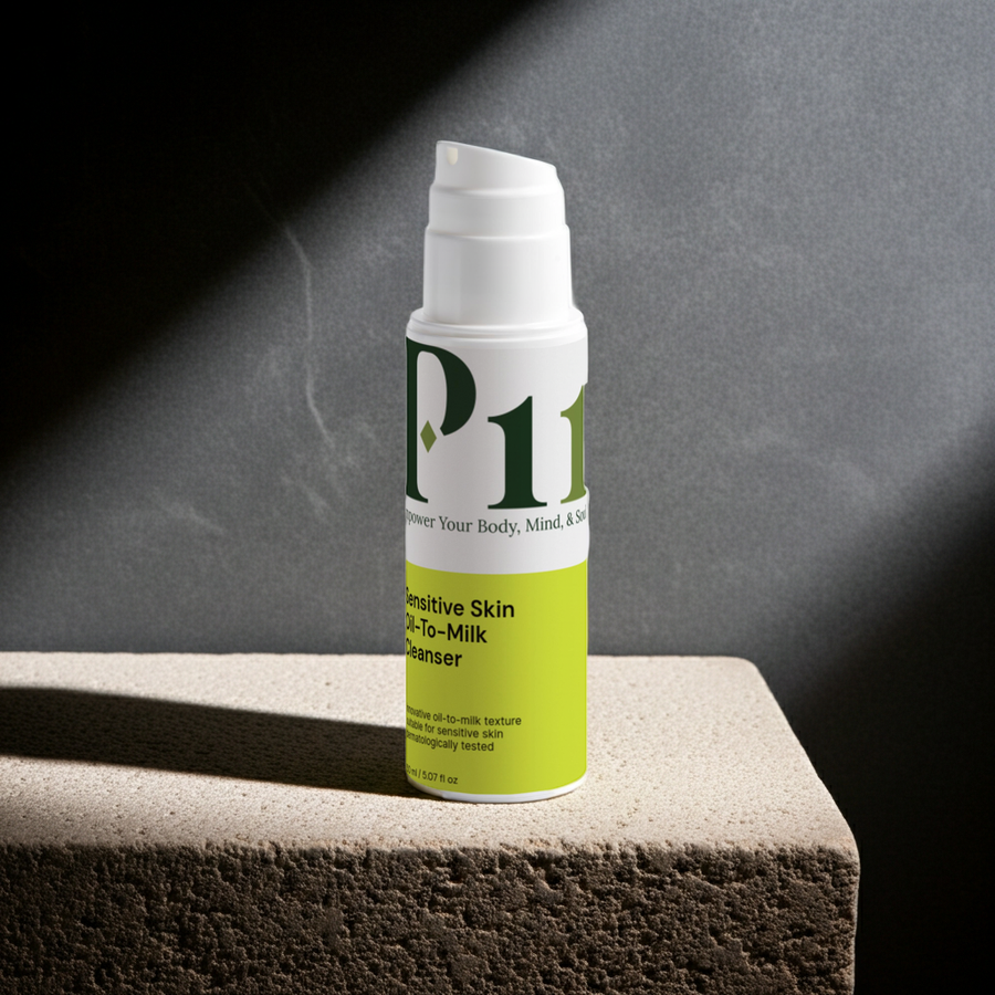 P-11 Sensitive Skin Oil-To-Milk Cleanser | Gentle Face Wash for Sensitive Skin | P-Eleven