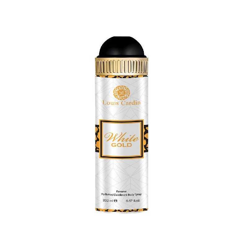 Louis Cardin White Gold Femme Deodorant 200ml Spray