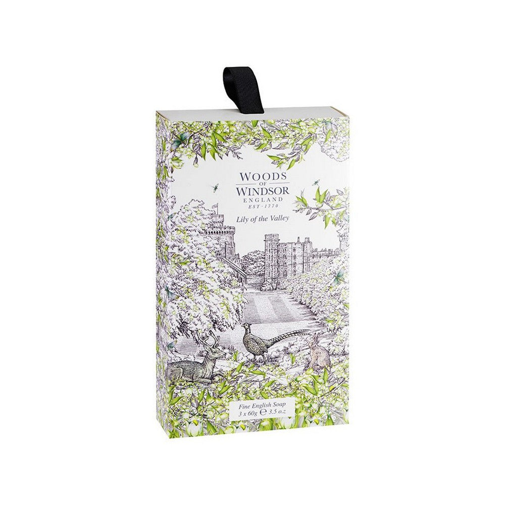 Woods of Windsor Lily of the Valley Soap 3 x 60g