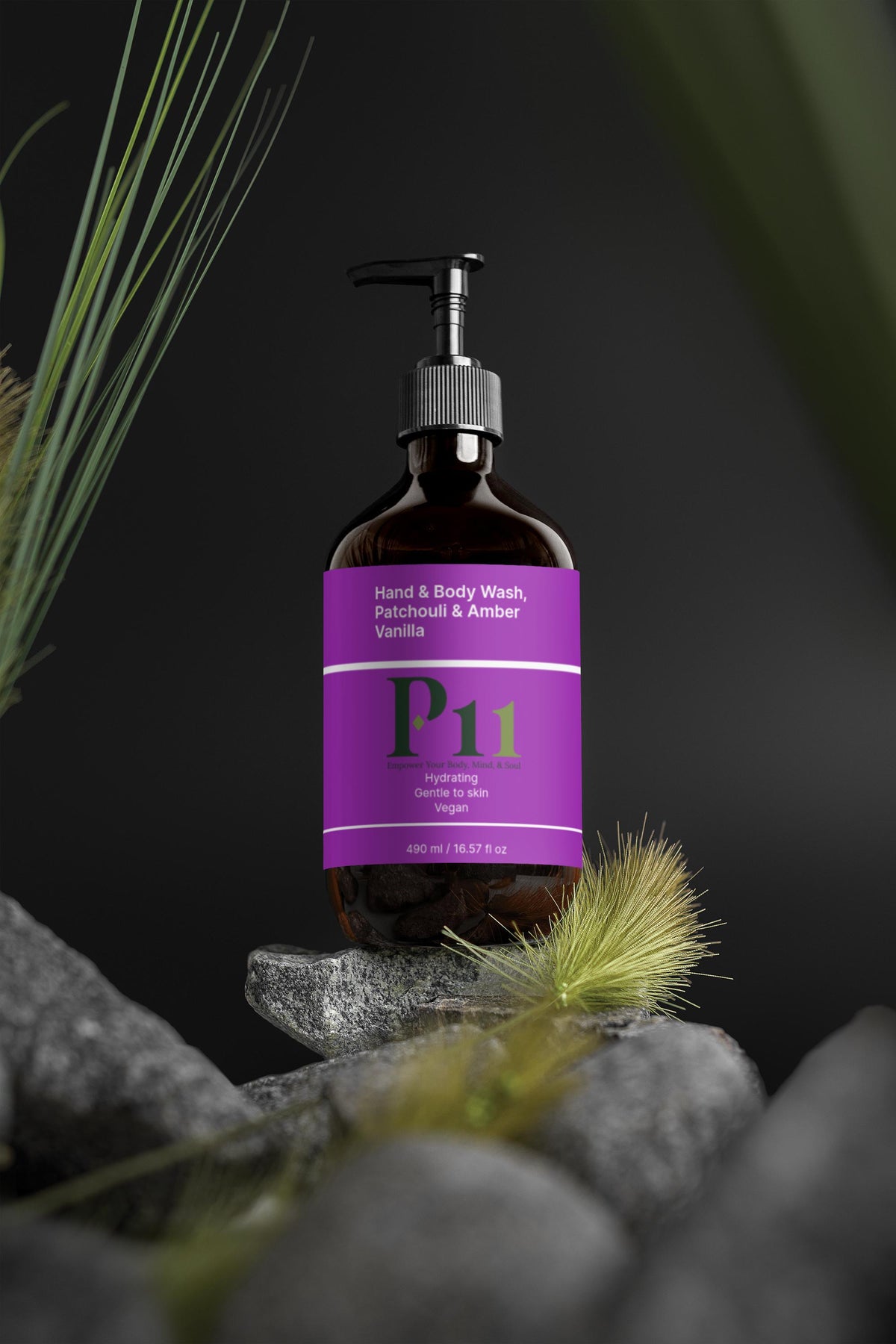 P-11 - Hand & Body Wash Patchouli & Amber Vanilla