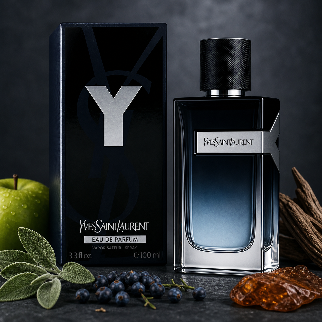 Yves Saint Laurent Y Eau de Parfum 100ml fragrance notes still life