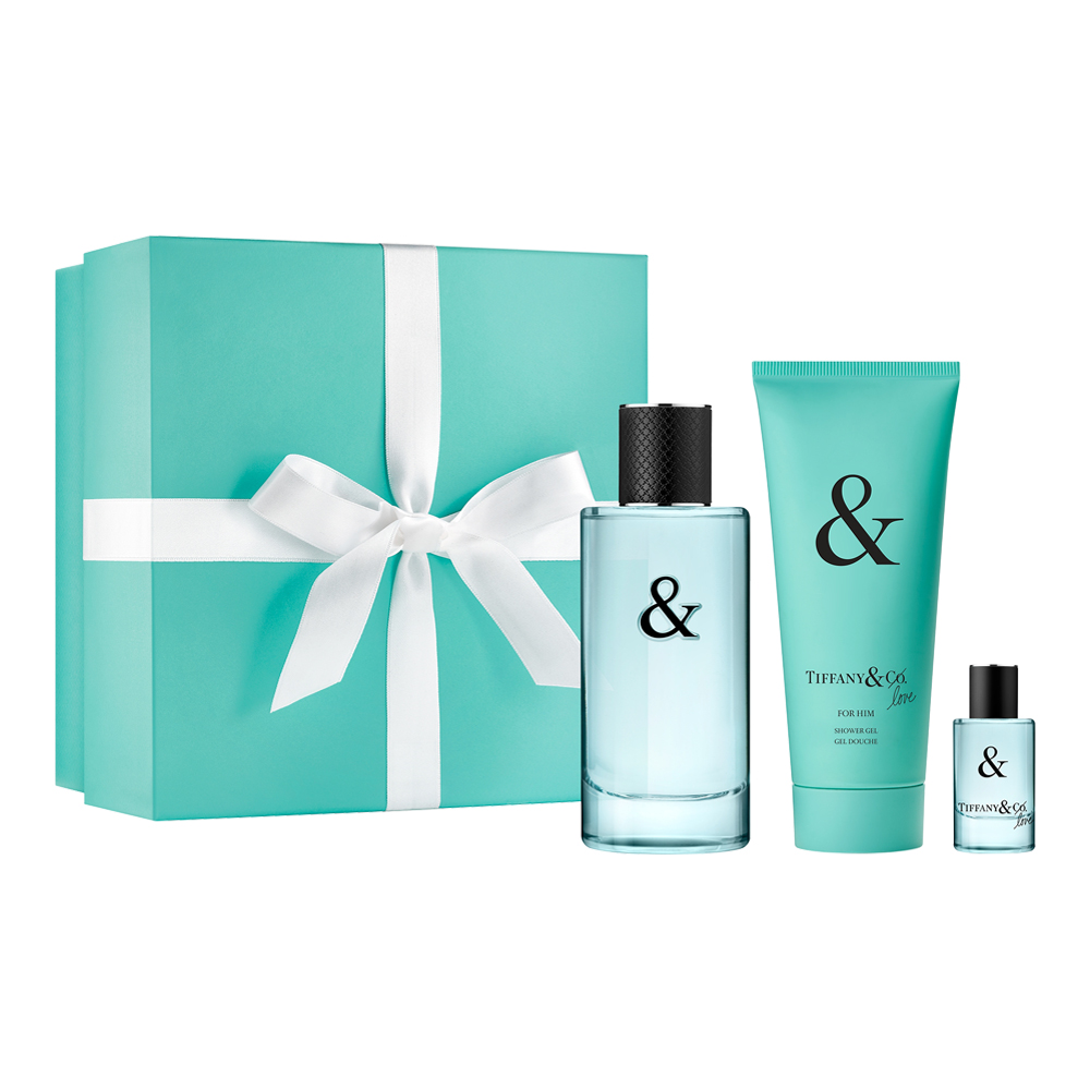 Tiffany & Co Love for Him Gift Set 90ml EDT + 100ml Shower Gel + 5ml EDT